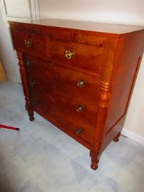 Maple Chippendale chest c.1770’s from Connecticut River Valley region