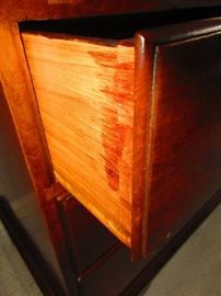 Detail of Late 18th C. Rhode Island Chippendale Slant desk 