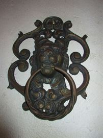 Iron door knocker 