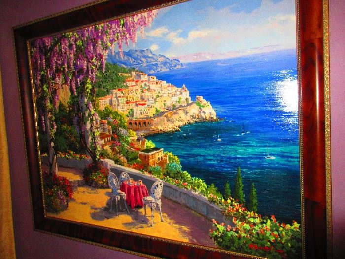 “Amalfi Patio Canv Deluxe” by S. Sam Park