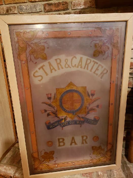 Stained Glass Window from Star & Carter, a bar in Ireland