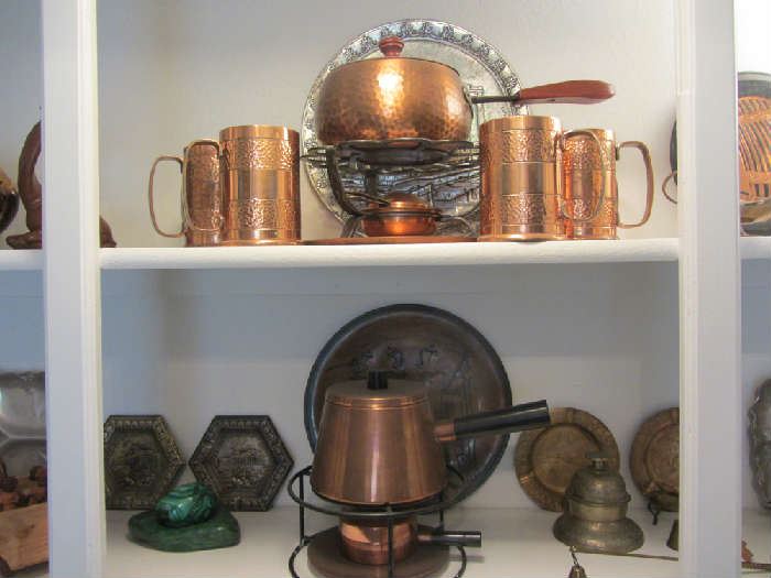 Hammered Copper - Brass and Copper Items - more