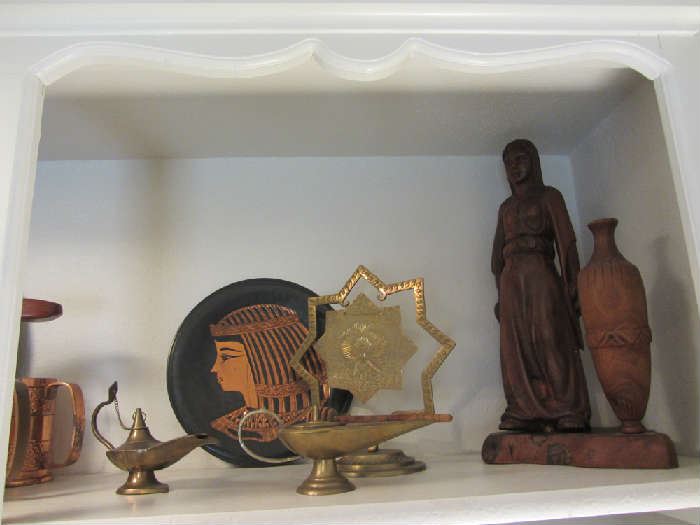 Brass and Carved Items