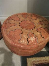 Beautiful inlaid Hassock