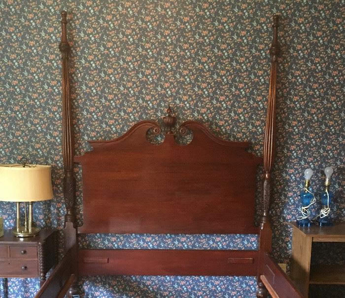 One of 3    Four poster beds