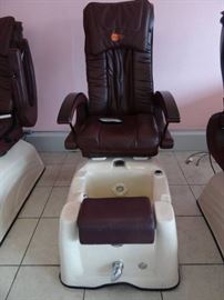 Zyon Massage Cushion Back PedicureSalon Chair, Mo ...