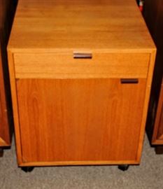 GEORGE NELSON FOR HERMAN MILLER ROLLING STORAGE CABINET 