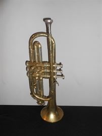 vintage brass Conn trumpet