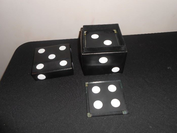dice coasters