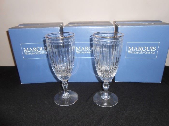 waterford hanover gold iced tea NIB