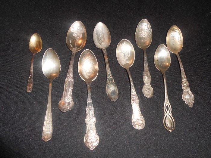 sterling silver collectible spoons