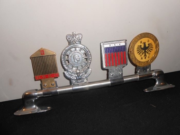 vintage car badges