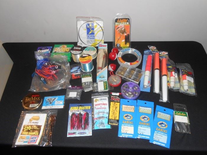 lots of fishing gear