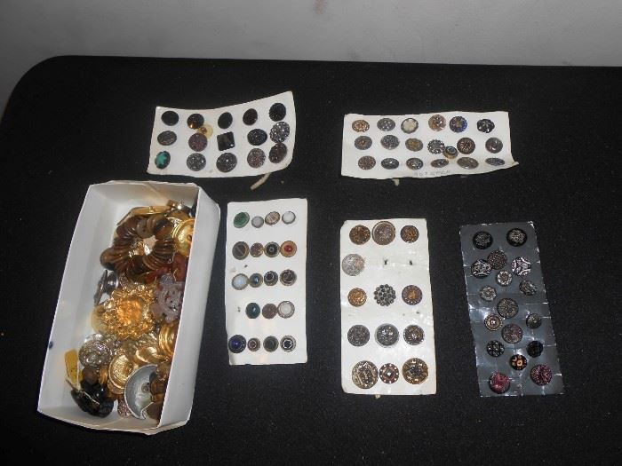 antique button collection