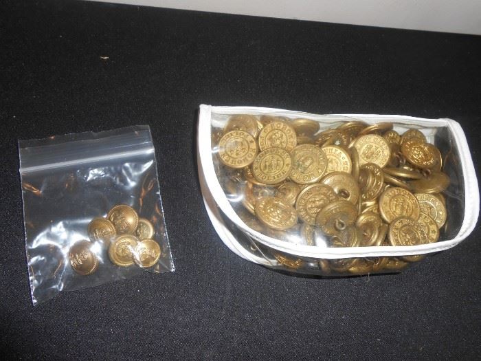 hoboken police & navy buttons