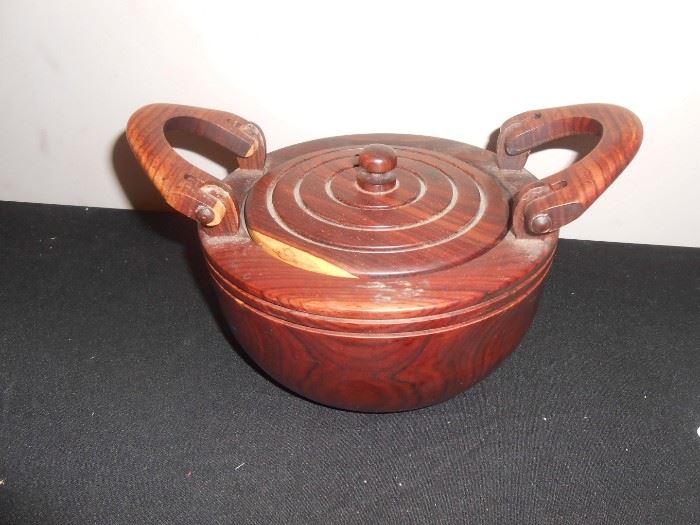 carved wood bowl