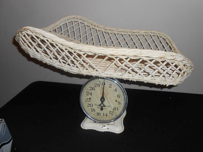 antique nursery scale