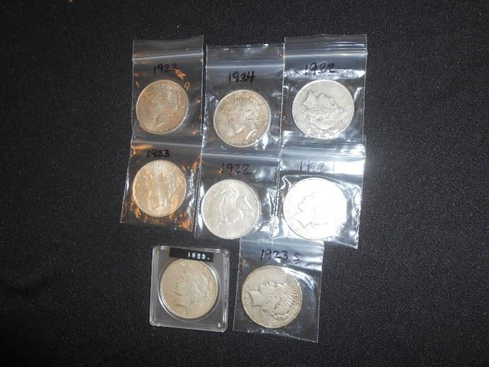 silver peace dollars