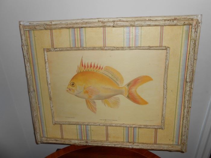 custom framed julius bien lith