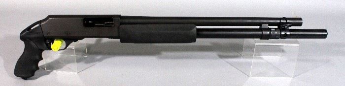 H&R Pardner Pump 12 Gauge Pump Action Shotgun, SN# NZ629366, Hogue Pistol Grip, Choke Tool Co Extended Tube