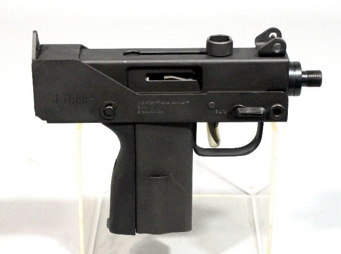 MPA MasterPiece Arms M11 Mac 10 Top Cocker Pistol, 9mm, SN# F10884, Includes 30-Rd Mag