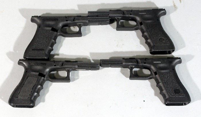 Glock 22 Gen 3 Stripped Frames, Qty 4, SN# 1M02031HP, M01905HP, M02910HP, & 1M02664HP