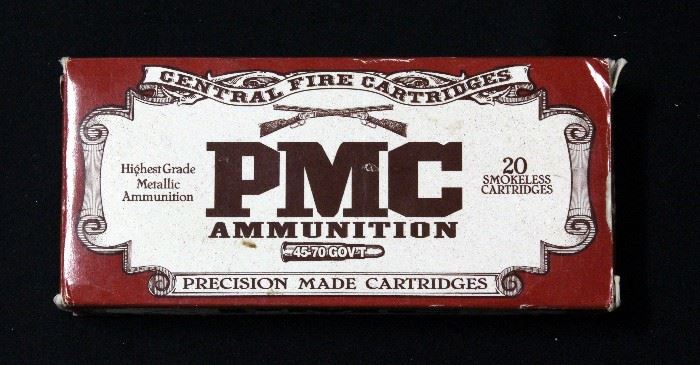 PMC Ammunition 45-70 Government 405 Grain Lead Flat Point Ammo, Qty 20