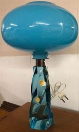#2 Mushroom Lamp Murano Glass Vintage Italian Glass