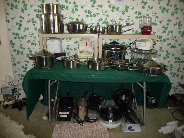 household kitchen /mostly stainless steel
