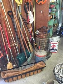 Garage and outdoor garden tools