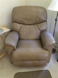 Comfy leather recliner