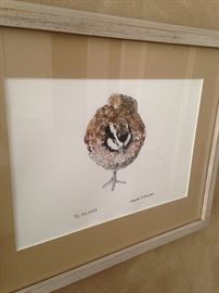 "Bob White" (11/50) by Texas artist Charles Beckendorf