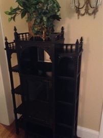 Ornate curio cabinet