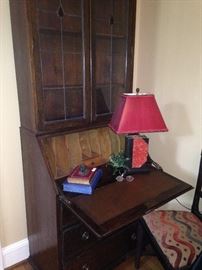 Lovely antique secretary and chair