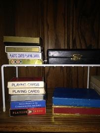 Playing cards and dominoes