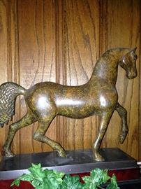 Stately horse statue