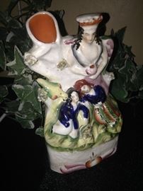 Antique Staffordshire vase