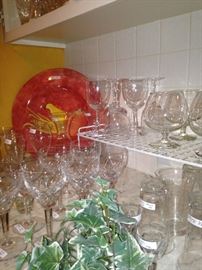 Miscellaneous glassware