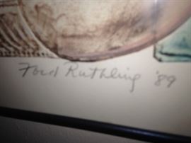 Ford Ruthling 1989 framed art