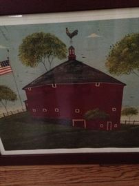 Warren Kimble created in his art a casual but sophisticated style of American Folk Art.