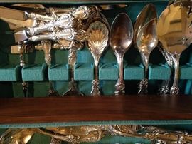 Fabulous Reed & Barton Burgundy sterling silverware serving pieces (case not included)