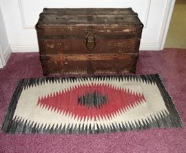 SMALL ANTIQUE TRUNK