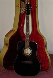 DENNY ZAGER EZ-PLAY ACOUSTIC GUITAR WITH CASE - IN EXCELLENT CONDITION! (SEE NEXT 2 PICS)