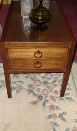 MID-CENTURY SIDE TABLE - WE HAVE THE PAIR & THE MATCHING COFFEE TABLE