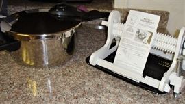 BRAND NEW "FAGOR" PRESSURE COOKER, MEAT TENDERIZER