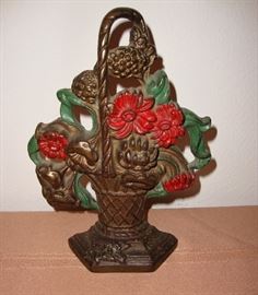 ANTIQUE IRON DOORSTOP