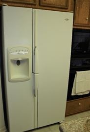 MAYTAG SIDE BY SIDE FRIDGE WITH DISPENSER (SEE NEXT PIC)