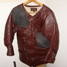 SWEET COWHIDE LEATHER HUNTING JACKET