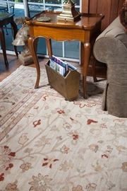 $11,000 retail price area rug, yours for a song (and a little cash.)