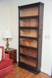 7 stack Barrister bookcase, 6 showing.